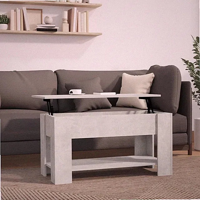 Couchtisch Sofatisch Höhenverstellbar Beistelltisch Wohnzimmertisch Stauraum
