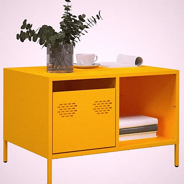Couchtisch Stahl Wohnzimmertisch Akzenttisch Sofatisch Kaffeetisch Teetisch Neu