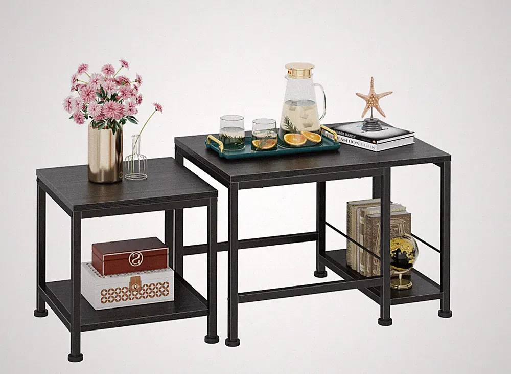 Couchtisch stapelbar Set 4 Ablageflächen NEU im Karton