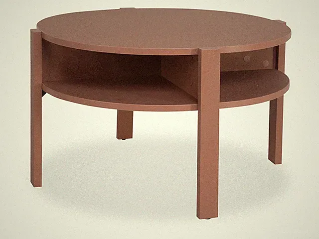 Couchtisch TACIANA LBH 74x74x46 cm orange Wohnzimmertisch Sofatisch
