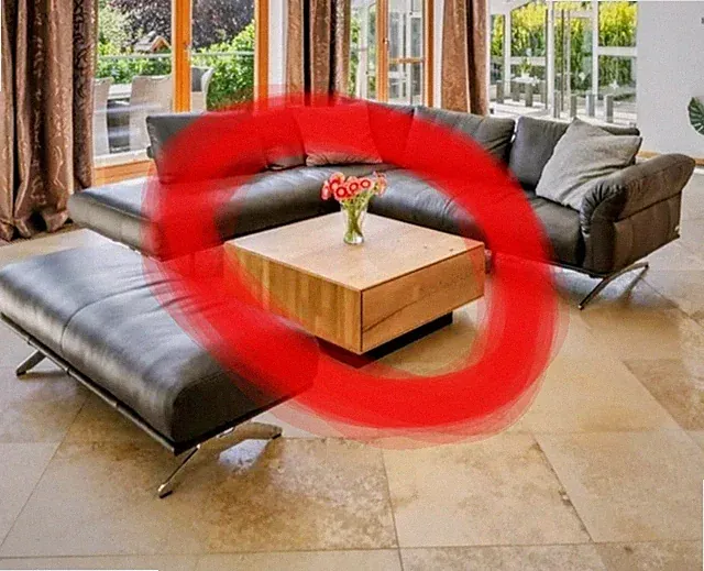 Couchtisch Valmondo Vontano, 90x 90 breit cm, 39 cm hoch,Eiche, massiv,gebürstet