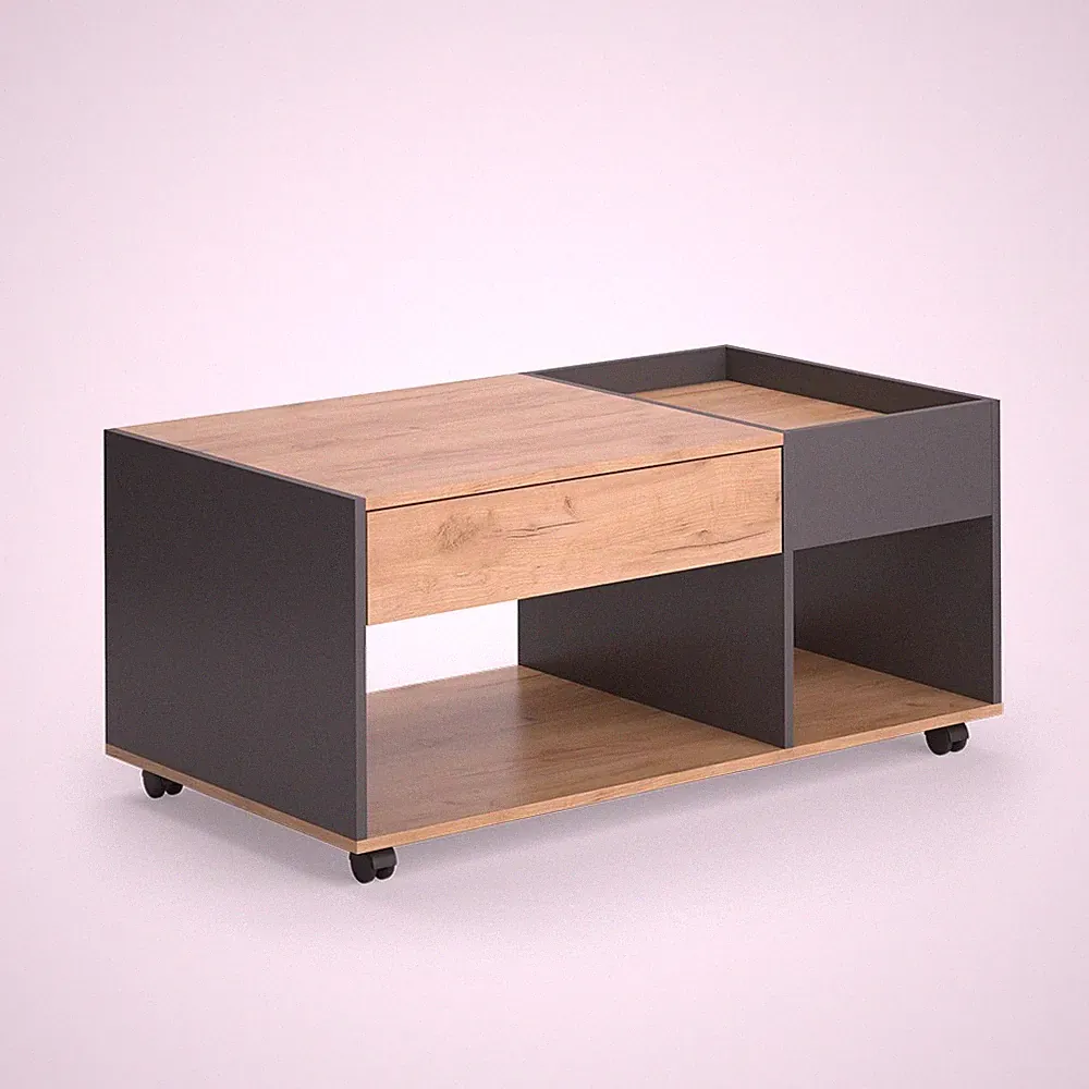 Couchtisch Vicco Maik 110 x 60 cm mit Schublade