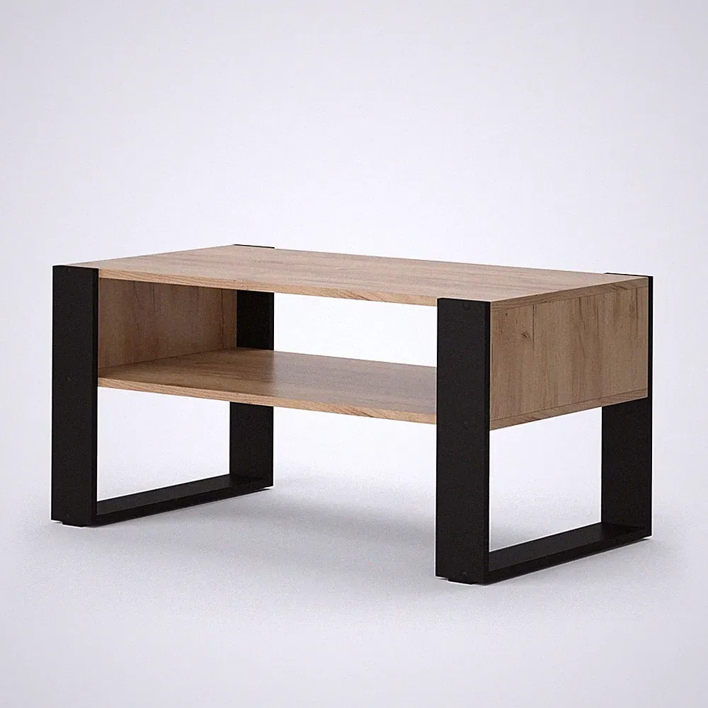 Couchtisch Vicco Olli 92 x 52.4 cm mit Ablage
