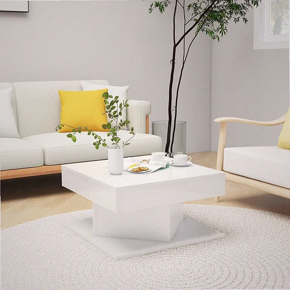 Couchtisch Wohnzimmer Tisch Beistelltish Sofatisch Kaffeetisch 57x57x30cm Holz
