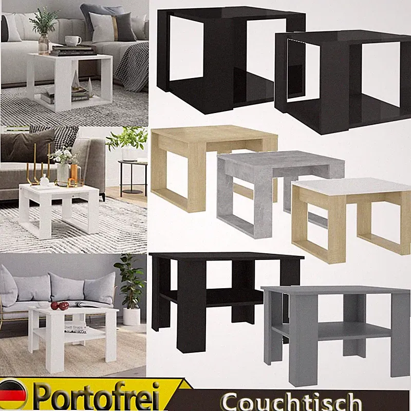 Couchtisch Wohnzimmertisch Beistelltisch Sofatisch Teetisch Kaffee 40/50/60cm
