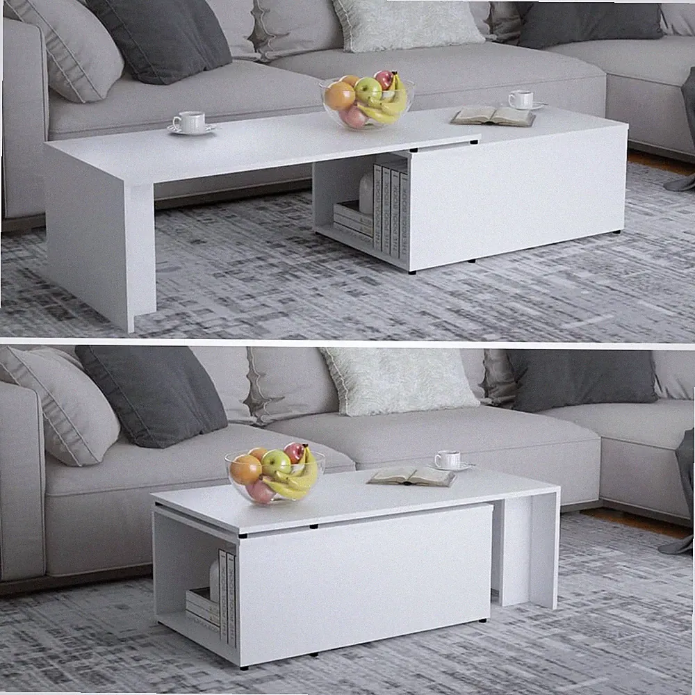 Couchtisch Wohnzimmertisch Beistelltisch Sofatish Holzwerkstoff 150x50x35 cm