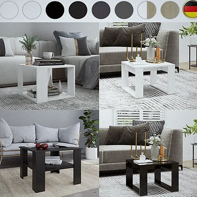 Couchtisch Wohnzimmertisch Sofatisch Beistelltisch Teetisch Kaffeetisch Modern
