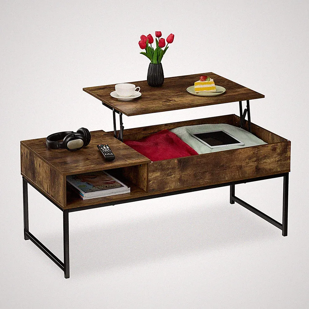 Couchtisch Wohnzimmertisch Stubentisch Truhentisch Sofa Tisch aufklappbar modern
