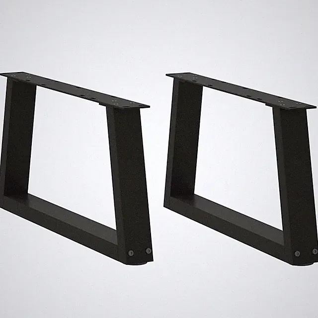 Couchtischbeine V-Form Schreibtischbeine Möbelbeine Barständer DIY Stahl vidaXL