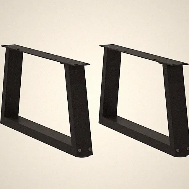 Couchtischbeine V-Form Schreibtischbeine Möbelbeine Barständer DIY Stahl vidaXL