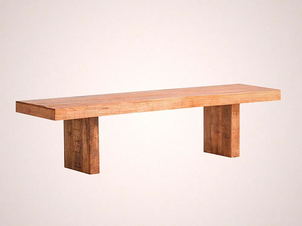 Country Sitzbank 170 cm Massivholz Holzbank rustikal Esszimmer Möbel Landhaus