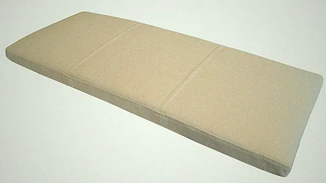 Creme Echtleder Bank Auflage Sitzkissen Lederkissen Leder Sitzpolster Kissen