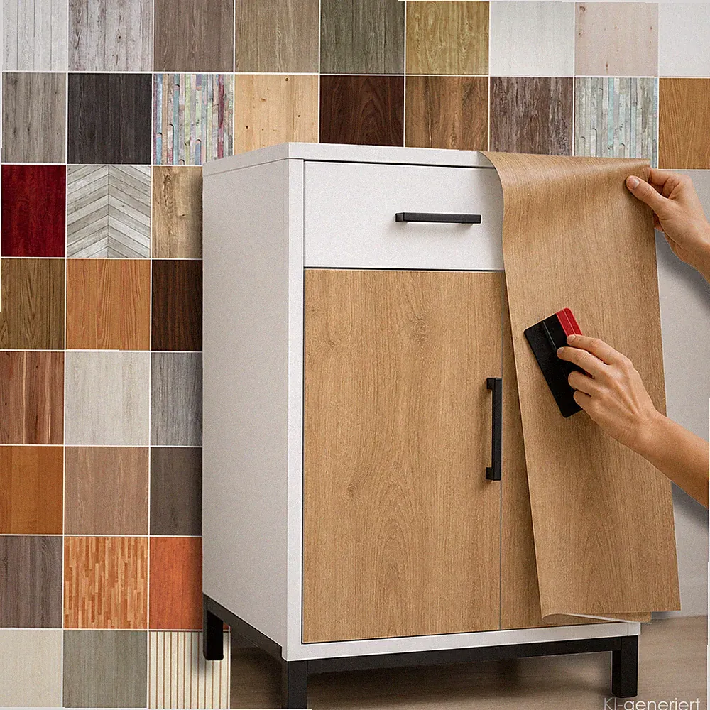 d-c-fix Klebefolie Holzoptik Möbelfolie selbstklebend Holz Folie Möbel Küche Tür
