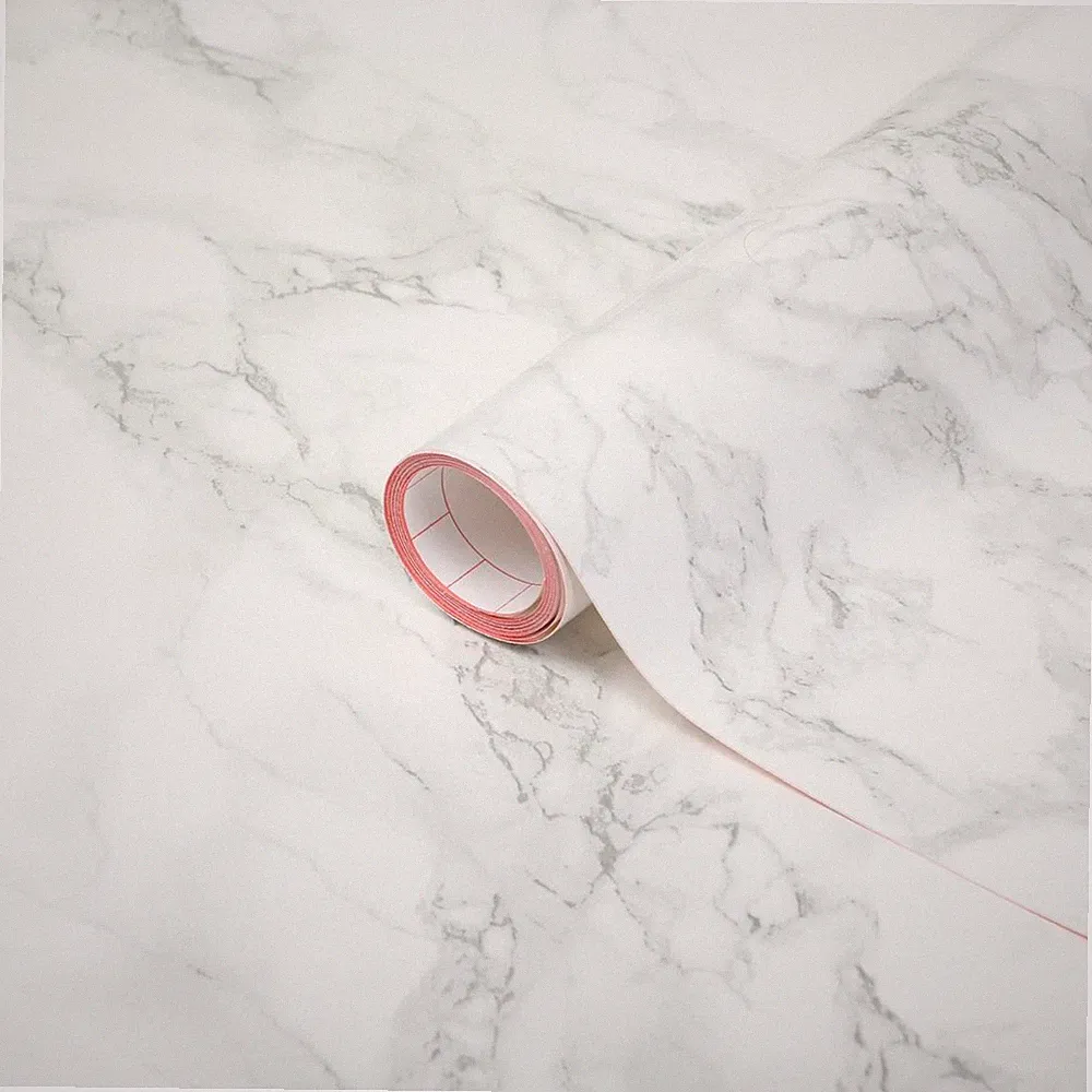 d-c-fix Klebefolie Marmi Grau Möbelfolie Selbstklebend Dekor 1500 x 45 cm