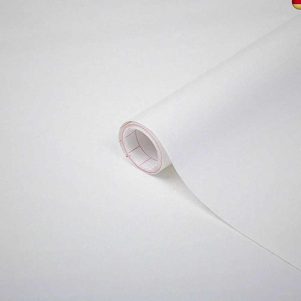 d-c-fix Möbel-Klebefolie Weiß matt 45 cm x 2 m - Möbelfolie selbstklebende Kü