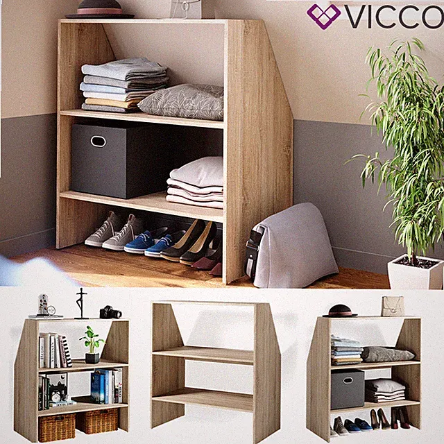 Dachschrägenregal Bücherregal Wandregal Regal Standregal Dachschräge Vicco