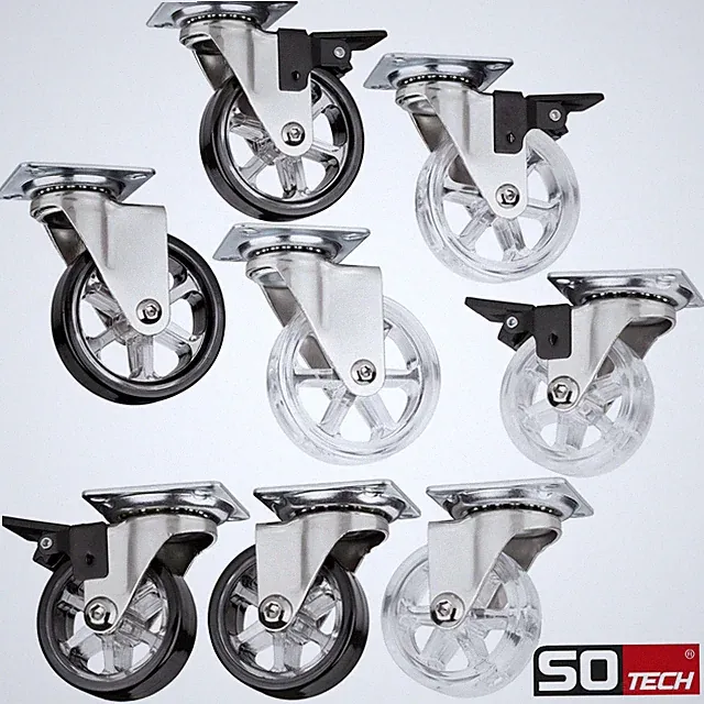 Design-Lenkrolle RAPID Transportrollen Möbelrolle Lenkrolle Rolle von SOTECH
