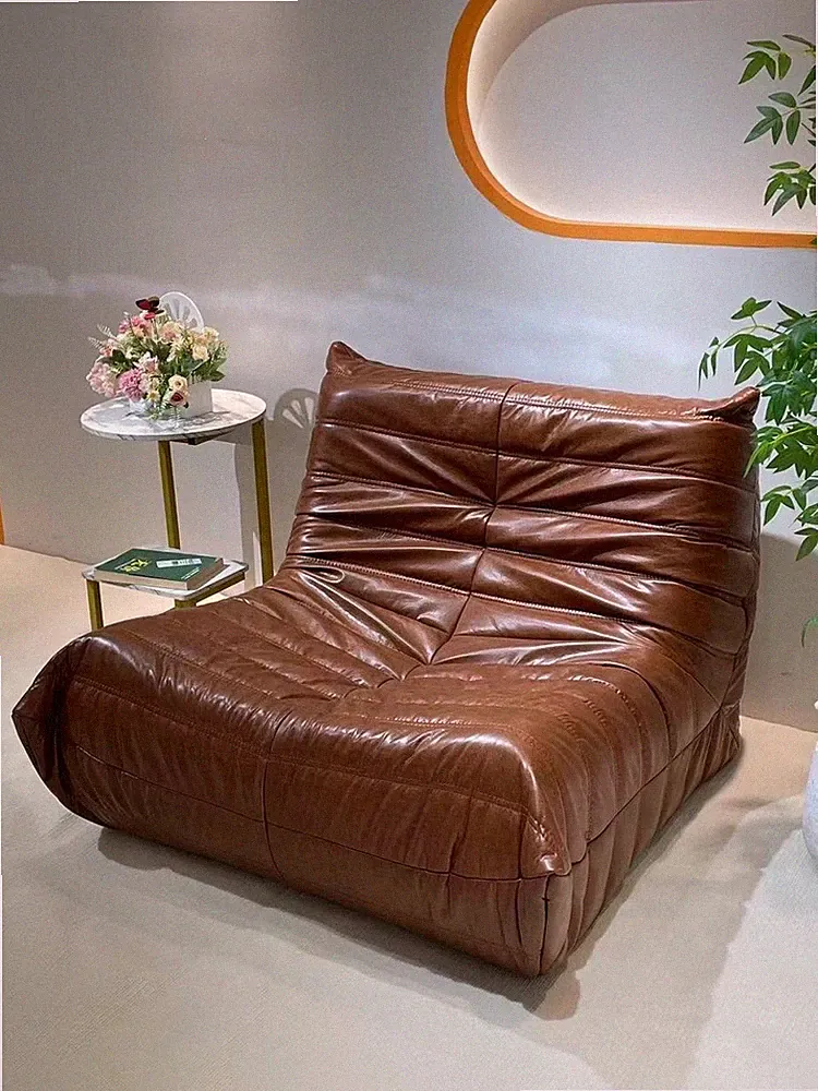 Design Lounge Sessel – 70s Stil – Braun – Neu & hochwertig