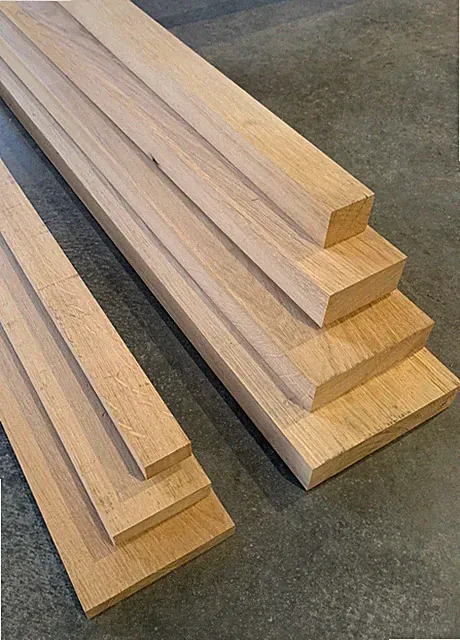 Deutsches Eichen Holz gehobelt oder geschliffen