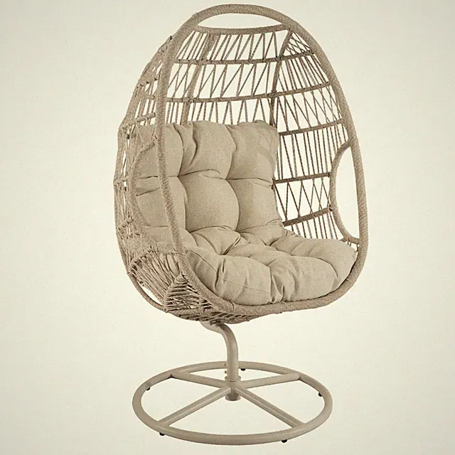 di volio Gartensessel ORTA Lounge Sessel Rattan wetterfest