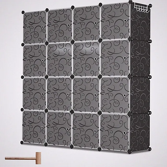 DIY Kleiderschrank 12/16/20 Würfel Regalsystem Schuhregal Steckregal Dauerhaf