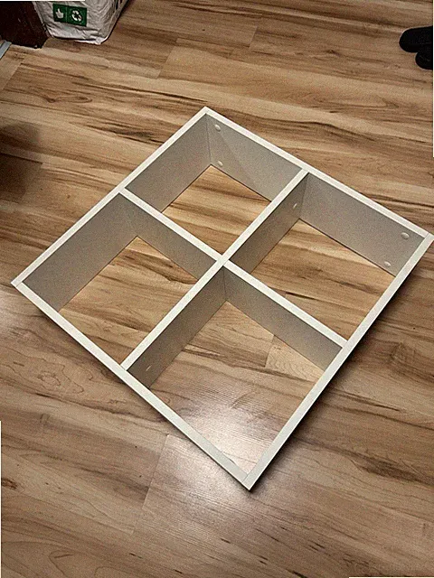 Doppelbett + kleines Regal – guter Zustand