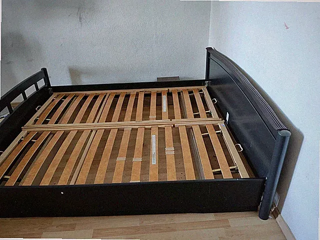 Double Bed For Sale with side table