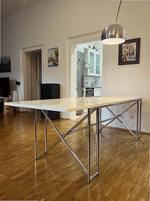 Double X Tisch von ClaasiCon Eileen Gray Design Klassiker