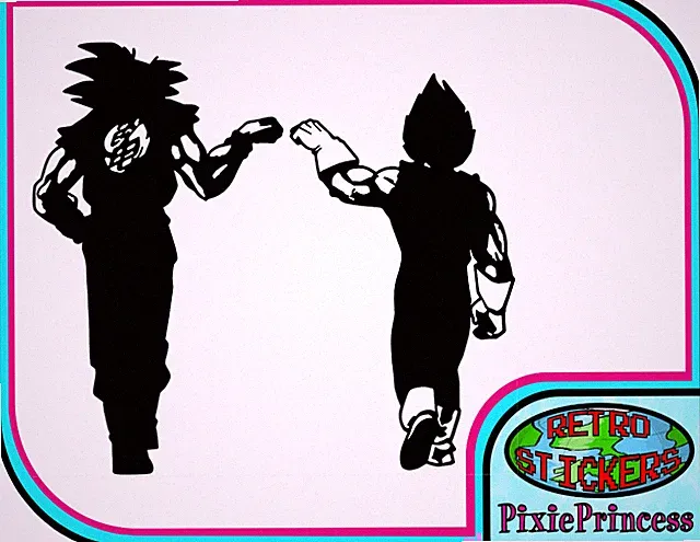 Dragonball Z H Vinyl Aufkleber Wand Fenster Saiyan Goku Anime Auto Lieferwagen