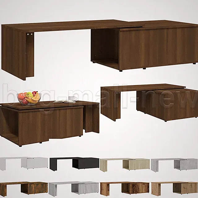 Drehbar Couchtisch Beistelltisch Sofatisch Kaffeetisch Wohnzimmertisch 150x50x35