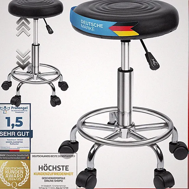 Drehhocker Arbeitshocker Rollhocker Friseurhocker Arzthocker Drehstuhl EXTRA