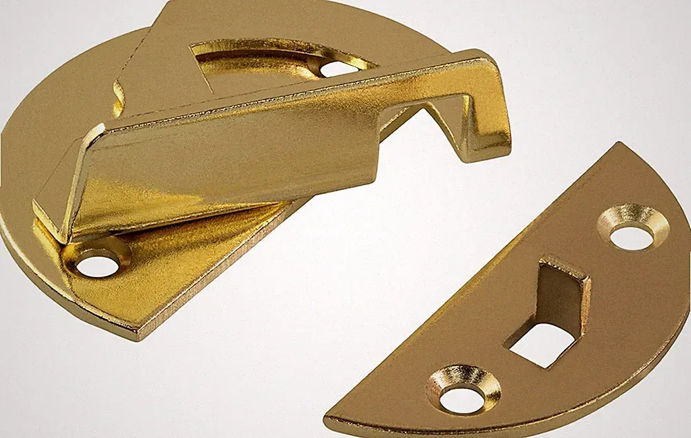 Drehriegel Verschluss Möbelriegel Dreh Verriegelung Tisch Platten Verbinder gold