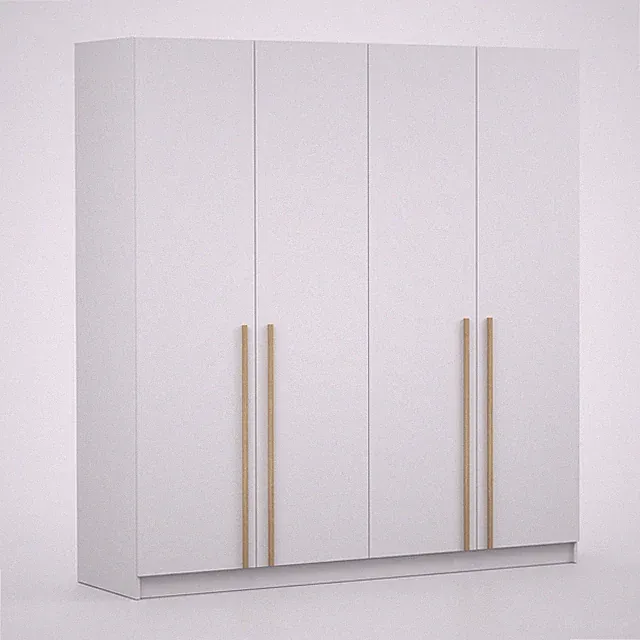 Drehtürenschrank Schrank Kleiderschrank Schlafzimmer SEVILLA 4D 200 cm