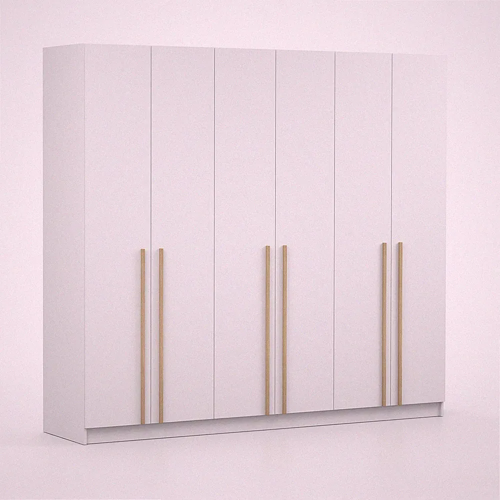 Drehtürenschrank Schrank Kleiderschrank Schlafzimmer SEVILLA 6D 230 cm