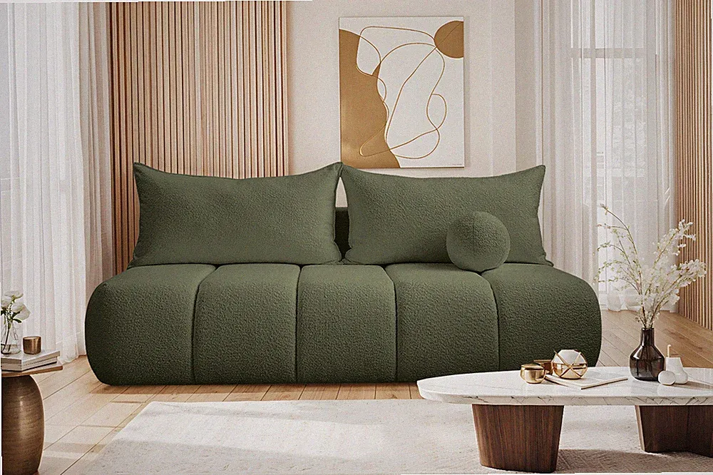 Dreisitziges Sofa PIANO mit Schlaffunktion