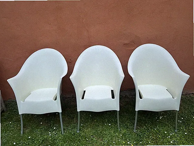 Driade Lord Yo Philippe Starck Stuhl Sessel 3 Stück