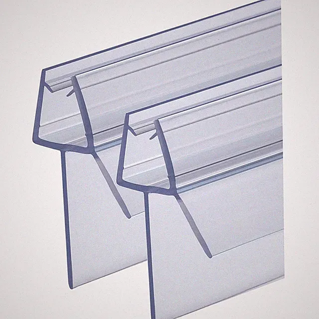 Duschdichtung Duschgummilippe 80cm 4mm 5mm 6mm PVC