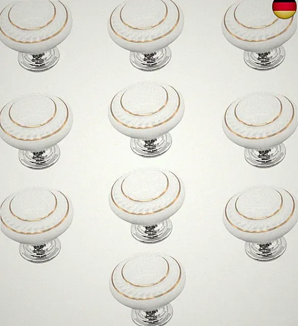 EBETA E 10 Pcs Möbelknopf Schrankknöpfe Schrankgriffe, Möbelknöpfe Set Möb