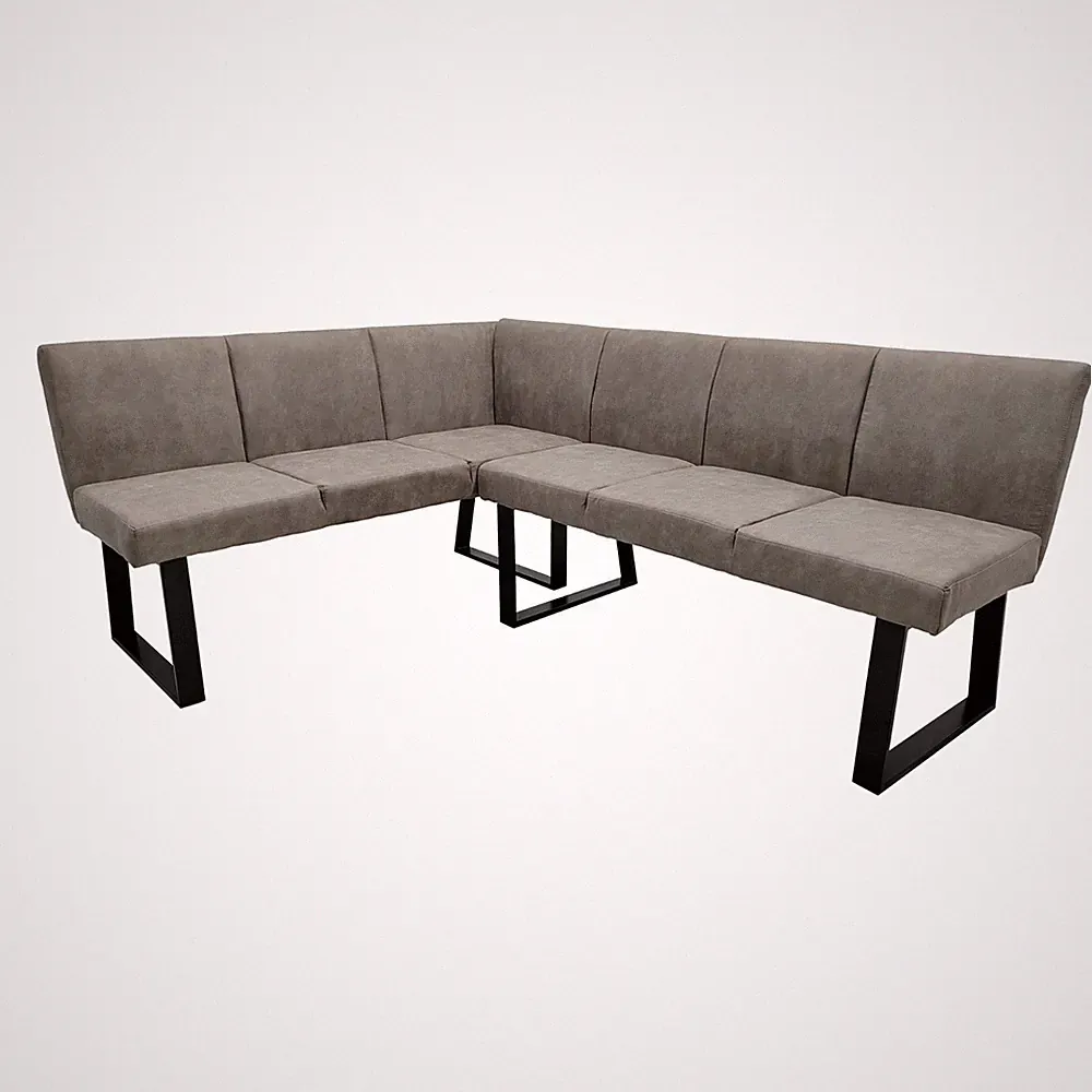 Eckbank 152 x 192 cm Vemal kurzer Schenkel links Sitzbank Polsterbank