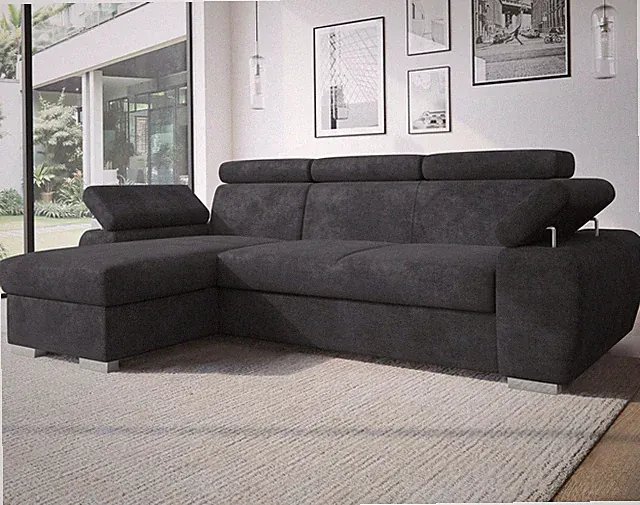 Eckcouch Pragis L Eckcouch Ecksofa Schlaffunktion und Bettkasten Ausziehbares
