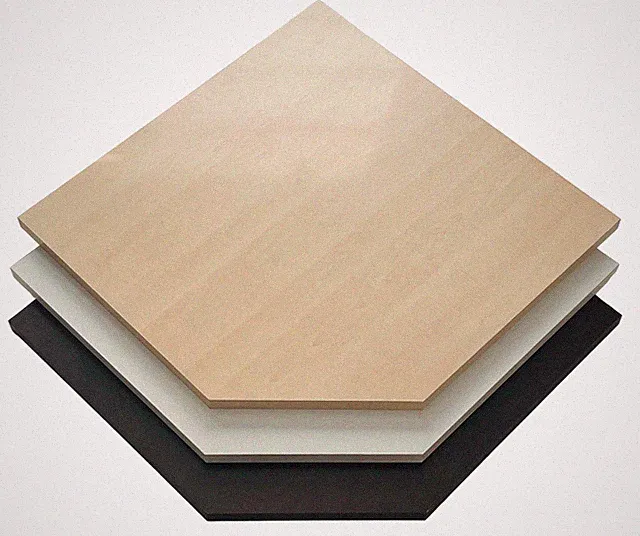 Eckregal Regalboden Regalbrett 55x37x2,2 cm 3 Farben, Holz Wandboard Bücherregal