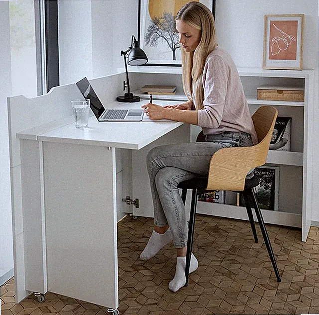 Eckschreibtisch Work Concept W01 Computertisch im Schrank Bürotisch Schreibtisch