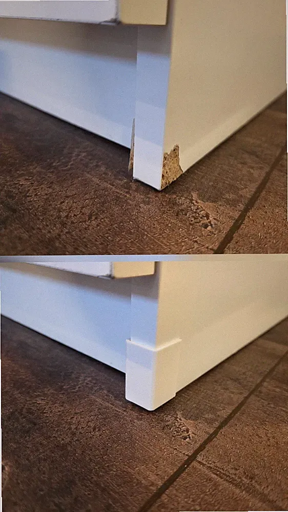 Eckschutz für Ikea MALM Kommode 35mm hoch