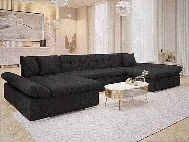 Ecksofa Alia Eckcouch Schlaffunktion Sofa Couchgarnitur Wohnlandschaft
