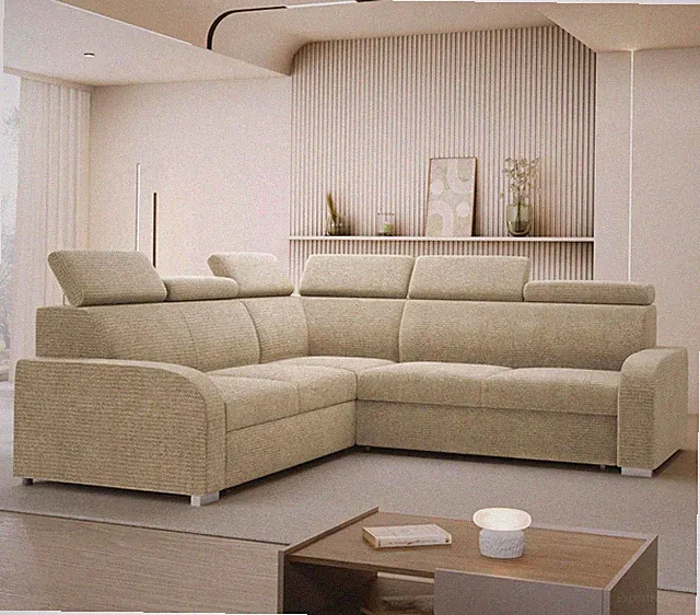 Ecksofa Cenzo 2rR2p L-Form Eckcouch Ecke mit Bettkasten und Schlaffunktion
