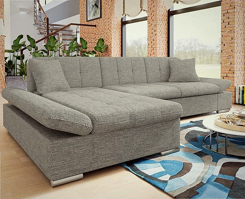 Ecksofa Liposto Eckcouch L-Form Couch Modern Sofa Elegante Wohnzimmer M24