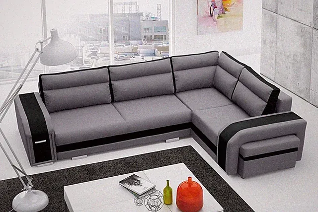 Ecksofa mit Schlaffunktion Bettkasten Eckcouch L-Form Aston alle Farben 04