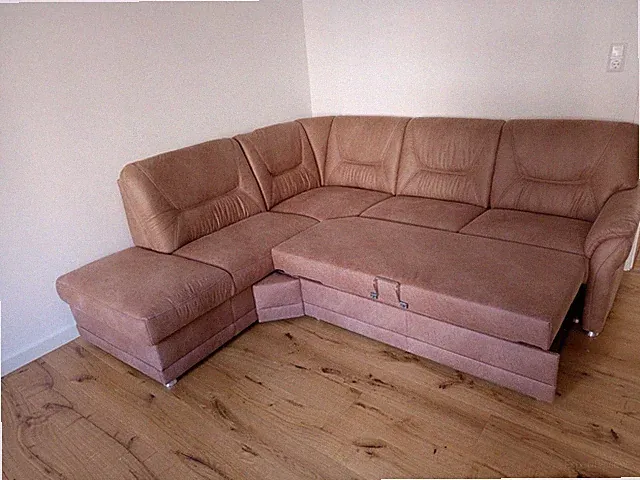 Ecksofa mit Schlaffunktion & Bettkasten (NEU Höffner EDDA)