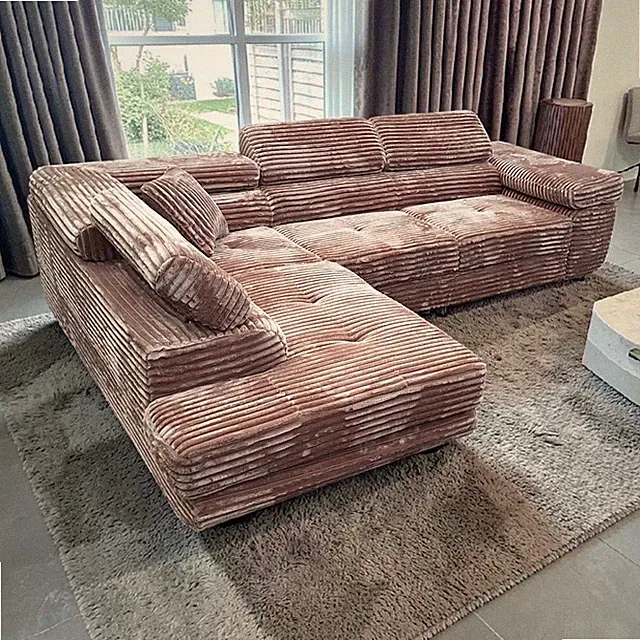 Ecksofa mit Schlaffunktion, L-Form