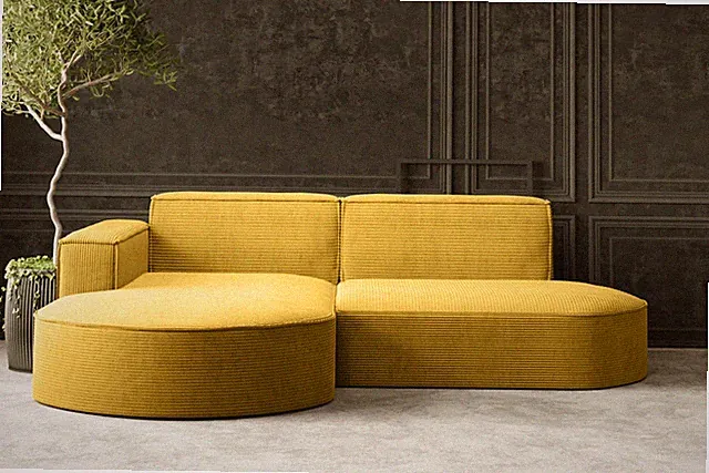 Ecksofa Modena Studio Gelb Links